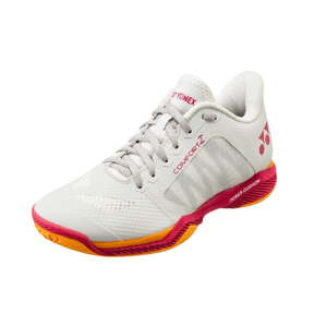 Yonex Power Cushion Comfort Z3 Badminton Shoe Women - White/Red Badminton Shoes Yonex