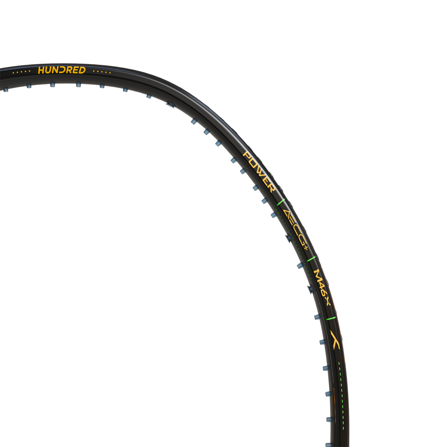 Hundred Nitrix 70 Venom Badminton Racket - Black/Green Badminton Rackets Hundred