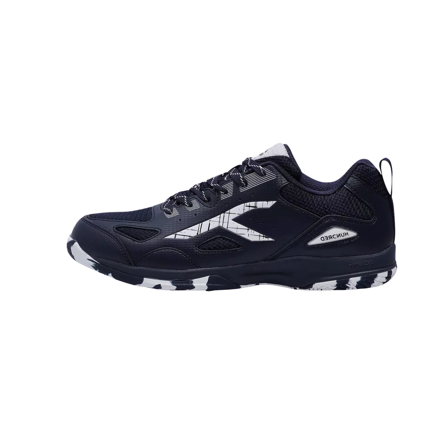 Hundred Galaxy Badminton Shoes - Navy/White Badminton Shoes Hundred