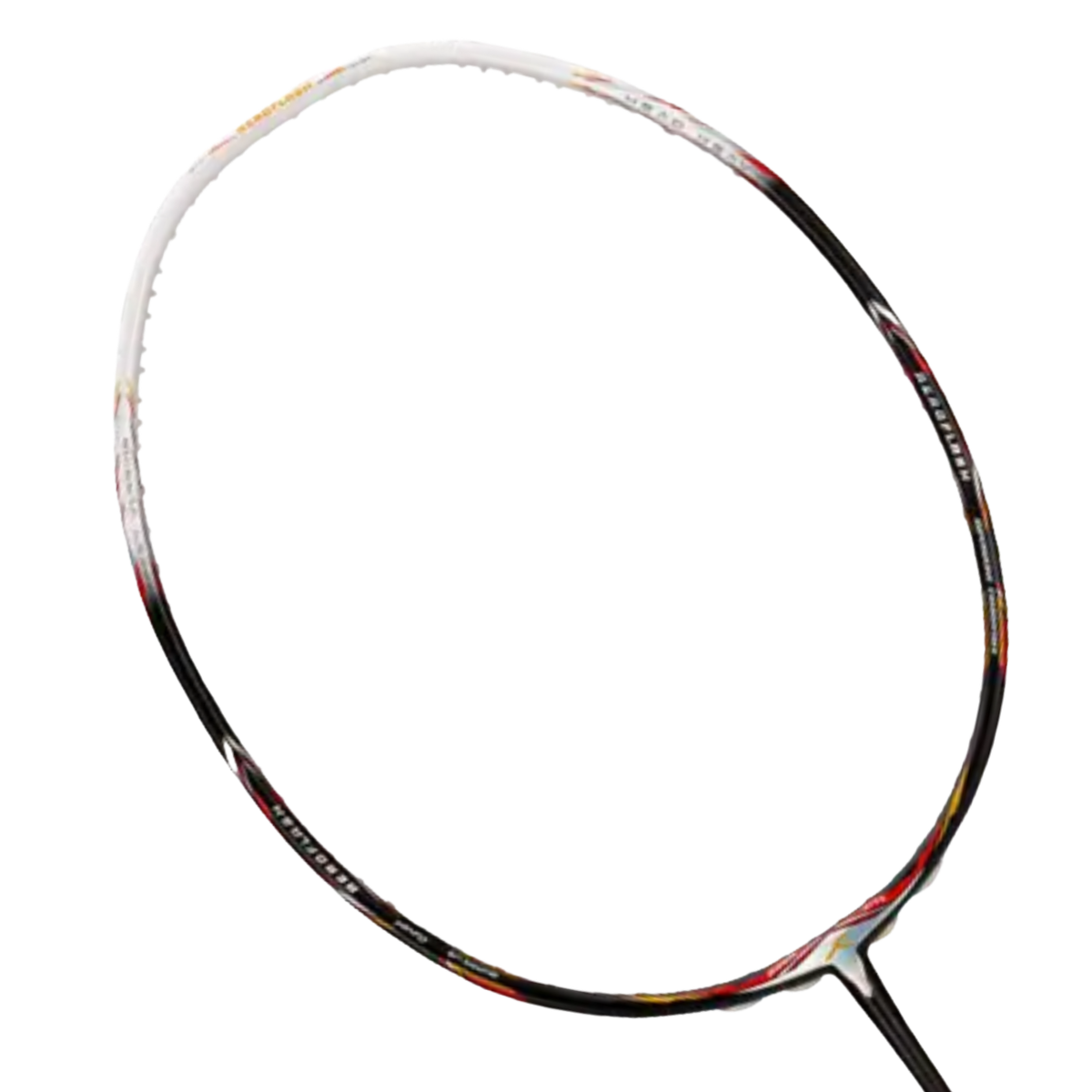Hundred Aeroflash 8000 Attack 4U Badminton Racket - Black/White/Silver Black White Silver 4U6 Badminton Rackets Hundred