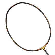 Hundred Aeroflash 8000 Attack 4U Badminton Racket - Charcoal/Black/Gold Charcoal Black Gold 4U6 Badminton Rackets Hundred