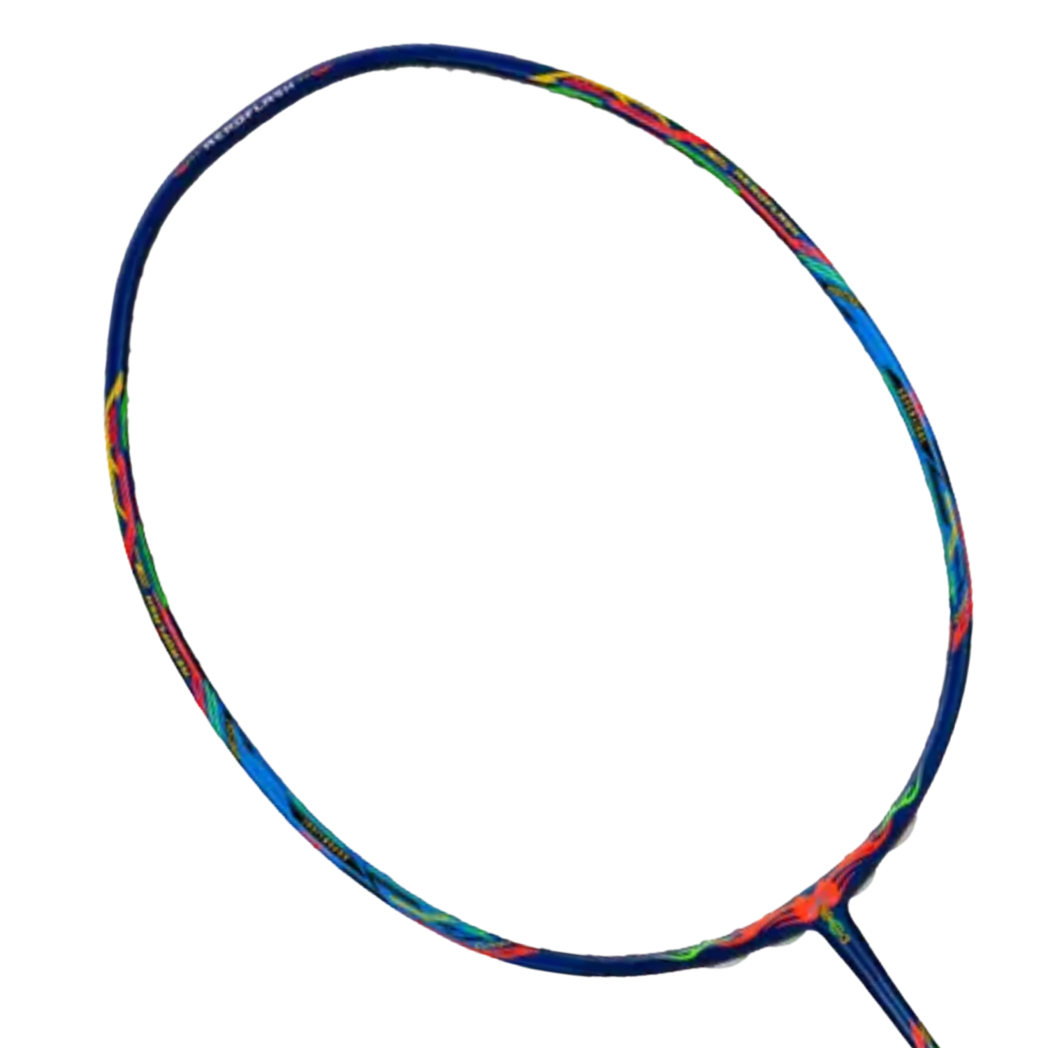 Hundred Aeroflash X Zoom 5U Badminton Racket - Navy/Blue/Orange Navy Blue Orange 5U6 Badminton Rackets Hundred