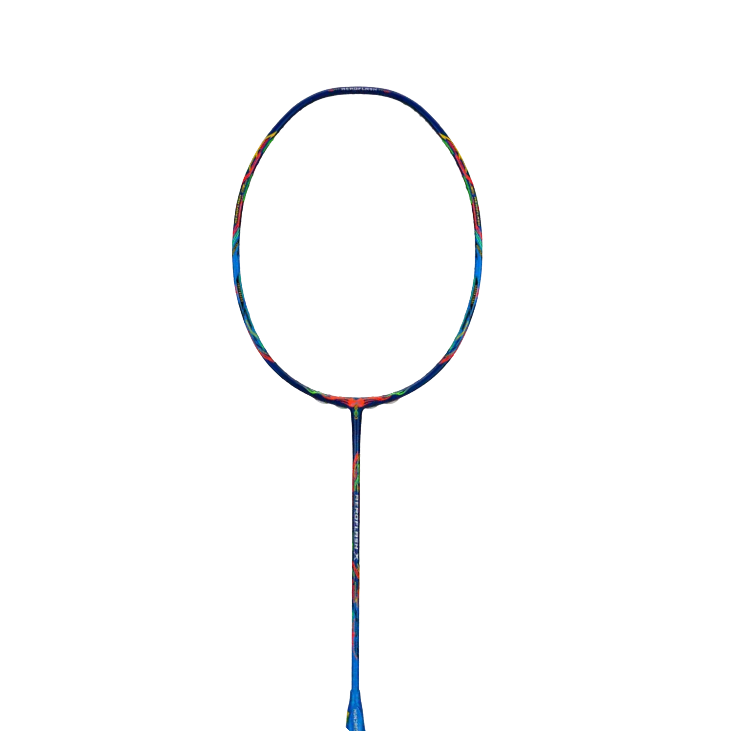 Hundred Aeroflash X Zoom 5U Badminton Racket - Navy/Blue/Orange Badminton Rackets Hundred