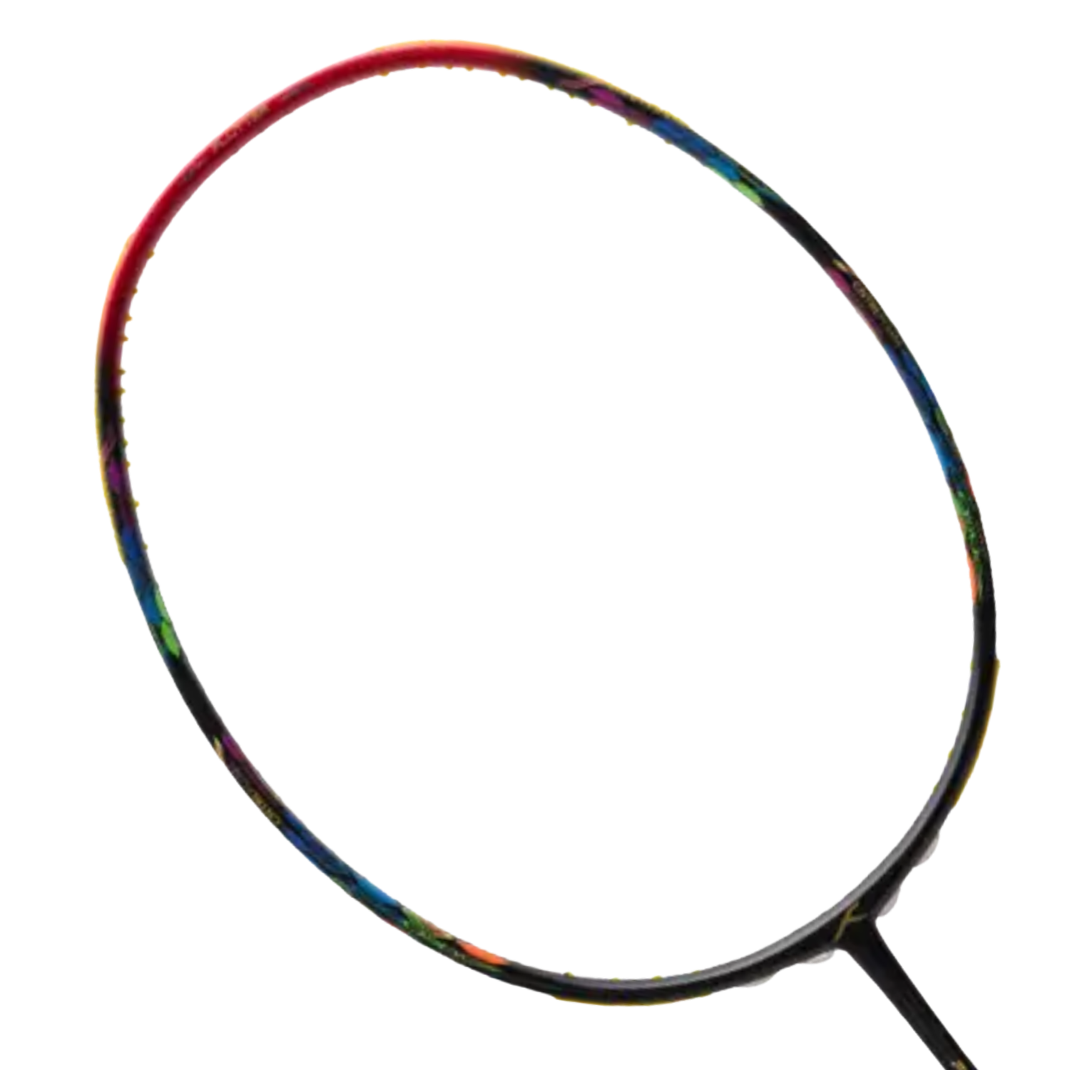 Hundred Flutter 7 Attack 4U Badminton Racket - Black/Red Black Red 4U6 Badminton Rackets Hundred