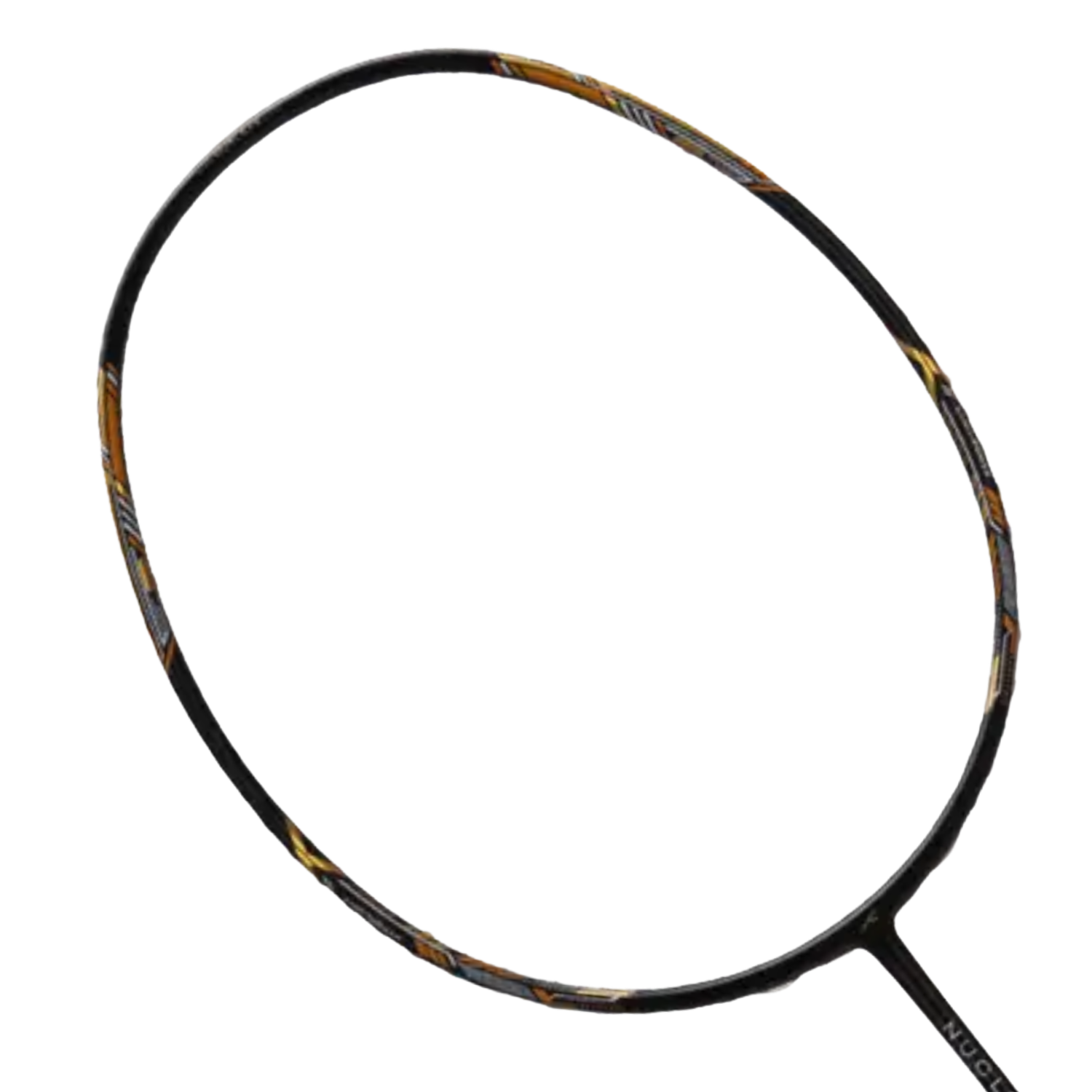 Hundred Nuclear 72 6U Badminton Racket - Black/White/Gold Black White Gold 6U6 Badminton Rackets Hundred