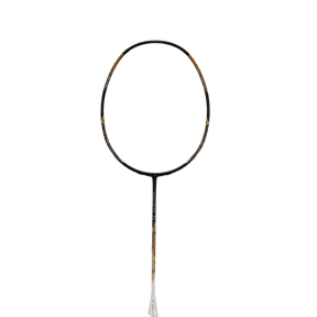 Hundred Nuclear 72 6U Badminton Racket - Black/White/Gold Badminton Rackets Hundred