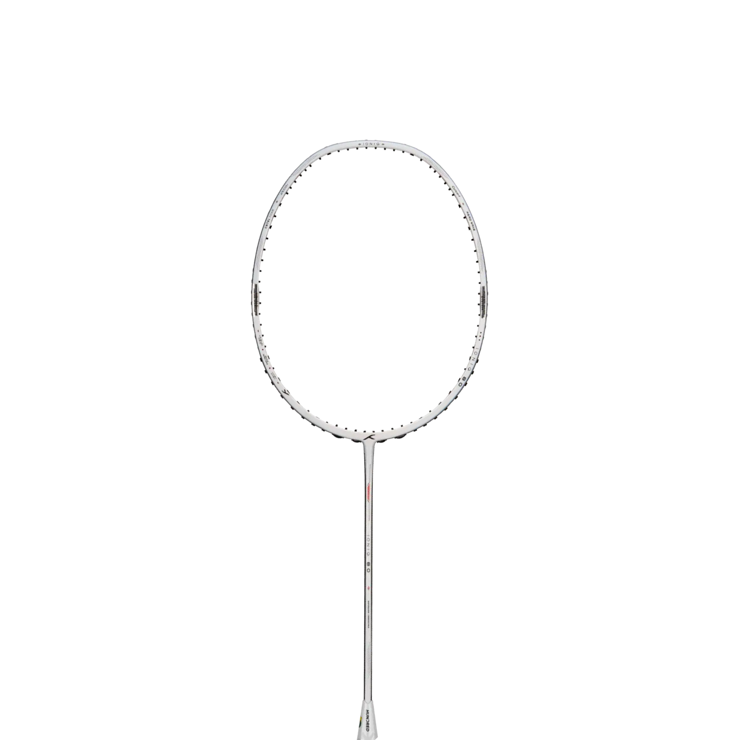 Hundred Ioniq 100 4U Badminton Racket - White/Gold Badminton Rackets Hundred