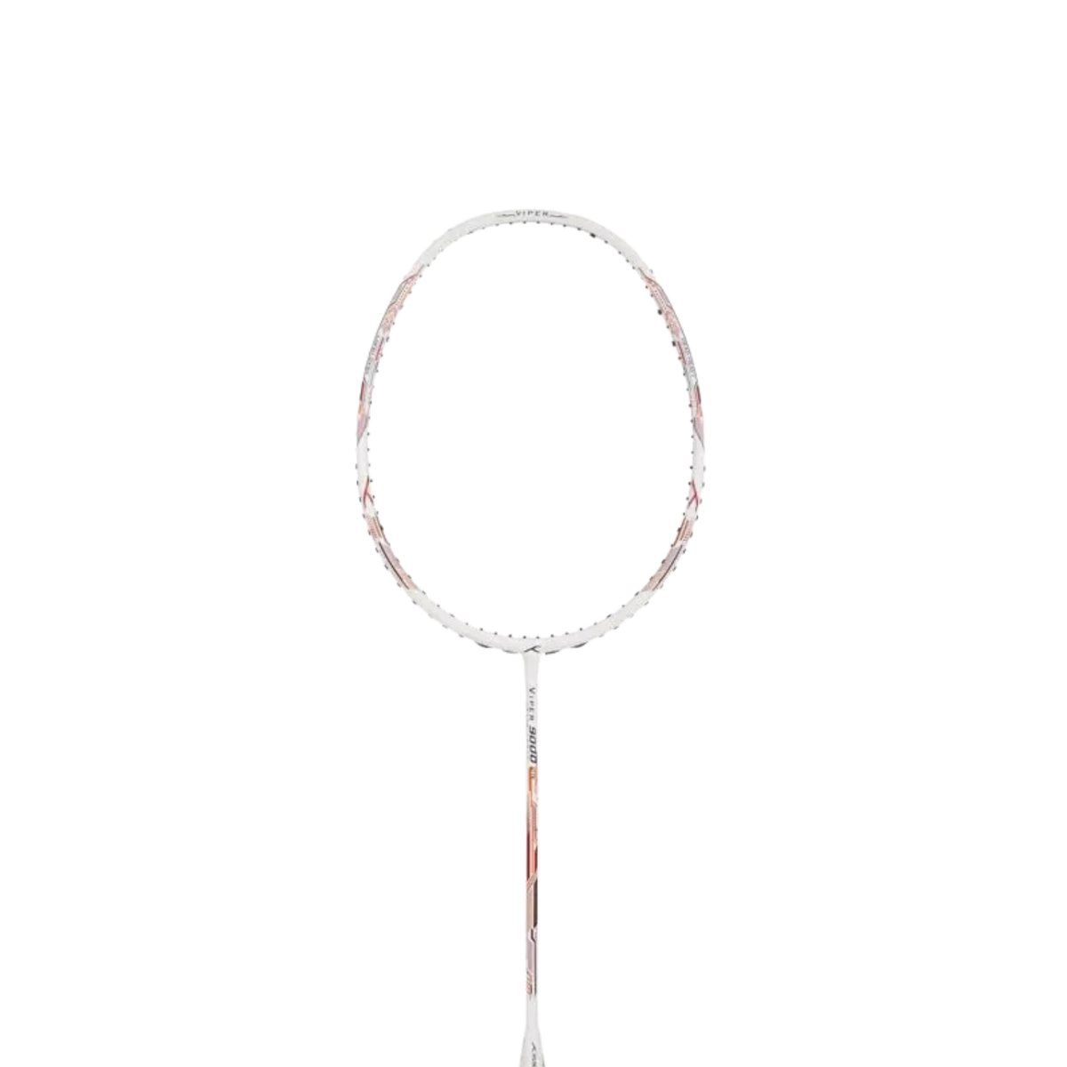 Hundred Viper 9000-5U Badminton Racket - White/Red Badminton Rackets Hundred