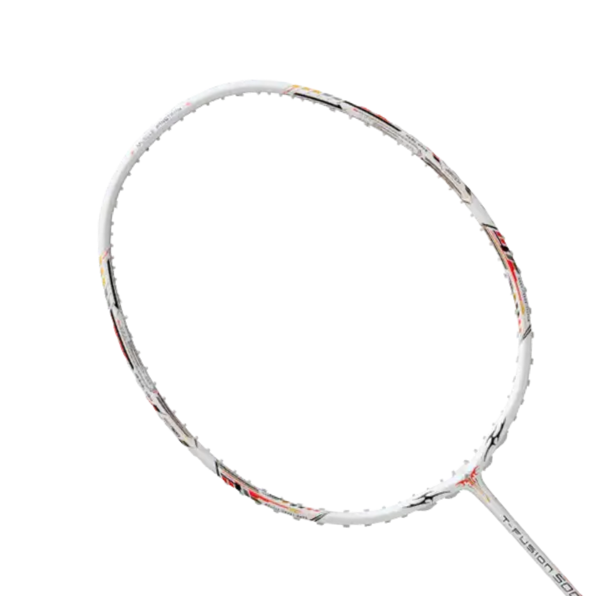 Hundred T-Fusion 500 Attack 4U Badminton Racket - White/Black White Black 4U6 Badminton Rackets Hundred