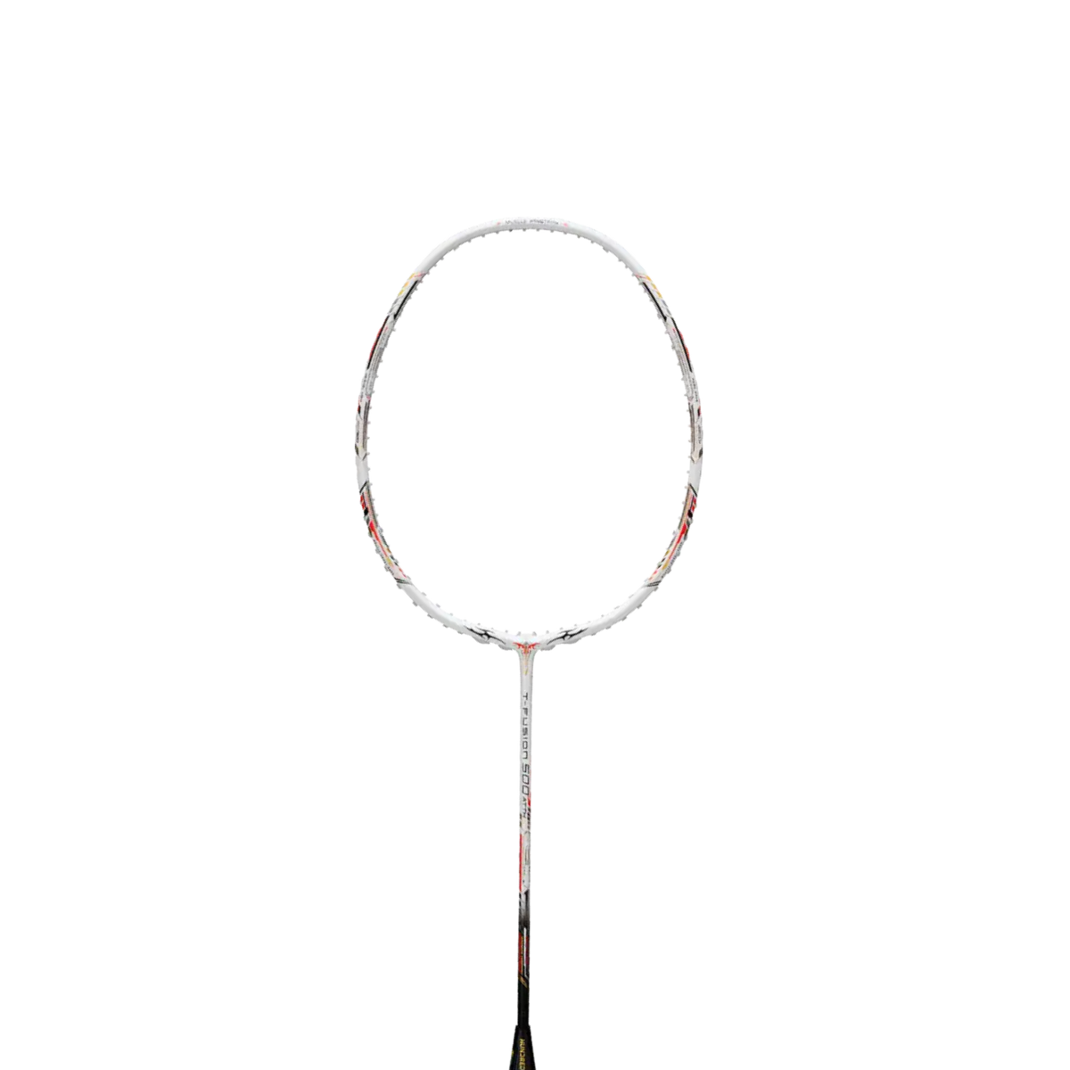 Hundred T-Fusion 500 Attack 4U Badminton Racket - White/Black Badminton Rackets Hundred