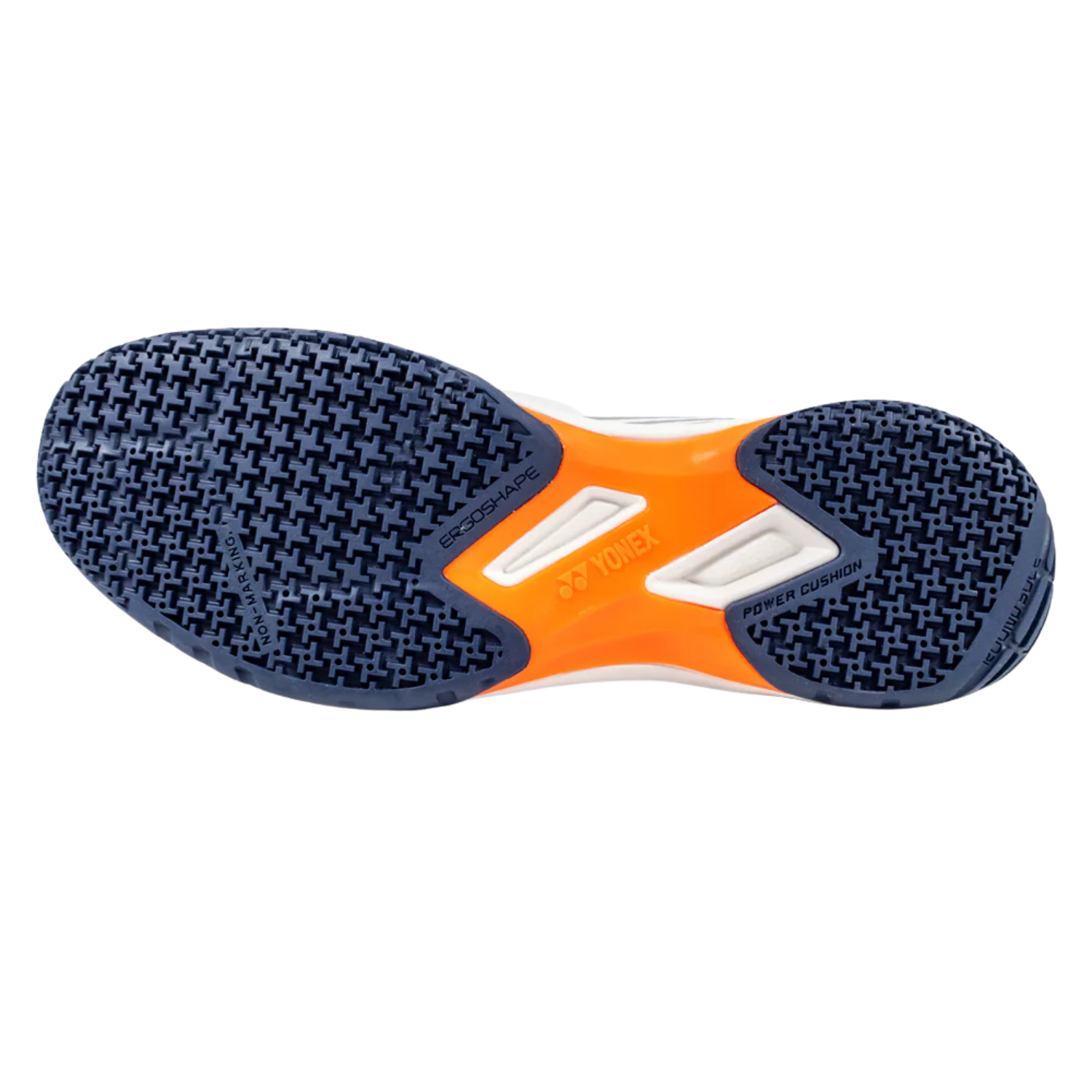 Yonex SHBSB1EX PC Strider Beat Badminton Shoes Men - White/Orange Badminton Shoes Yonex