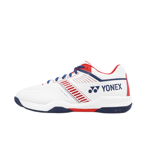 Yonex SHBSF1WEX PC Strider Flow Wide Badminton Shoes Men - White/Red Badminton Shoes Yonex