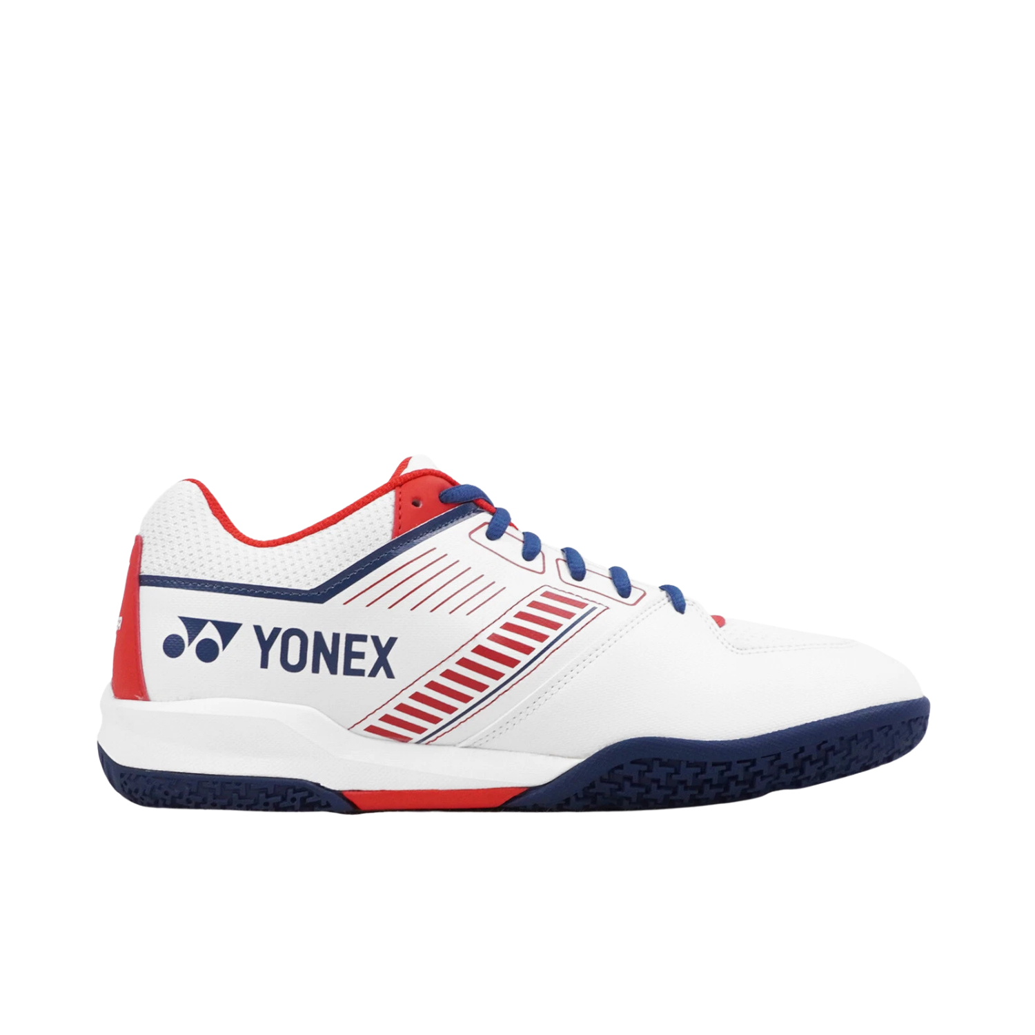 Yonex SHBSF1WEX PC Strider Flow Wide Badminton Shoes Men - White/Red Badminton Shoes Yonex