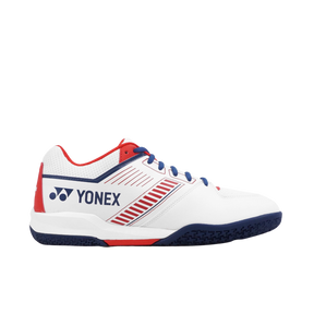 Yonex SHBSF1WEX PC Strider Flow Wide Badminton Shoes Men - White/Red Badminton Shoes Yonex