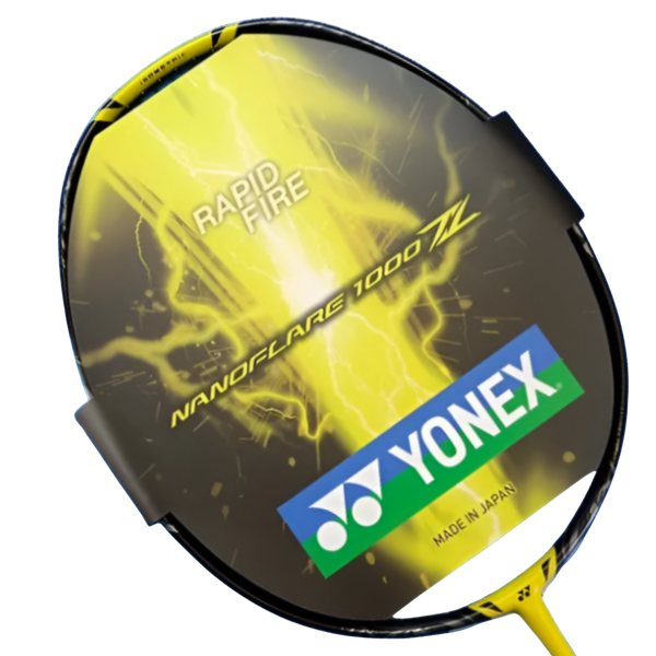 Yonex Nanoflare 1000 Z 4U Badminton Racket Free Restring & Autograph - Lightning Yellow Speed / Unstrung