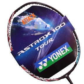 Yonex Astrox 100 Tour 4U Badminton Racket Free Restring & Autograph - Kurenai 4UG5 Badminton Rackets Yonex