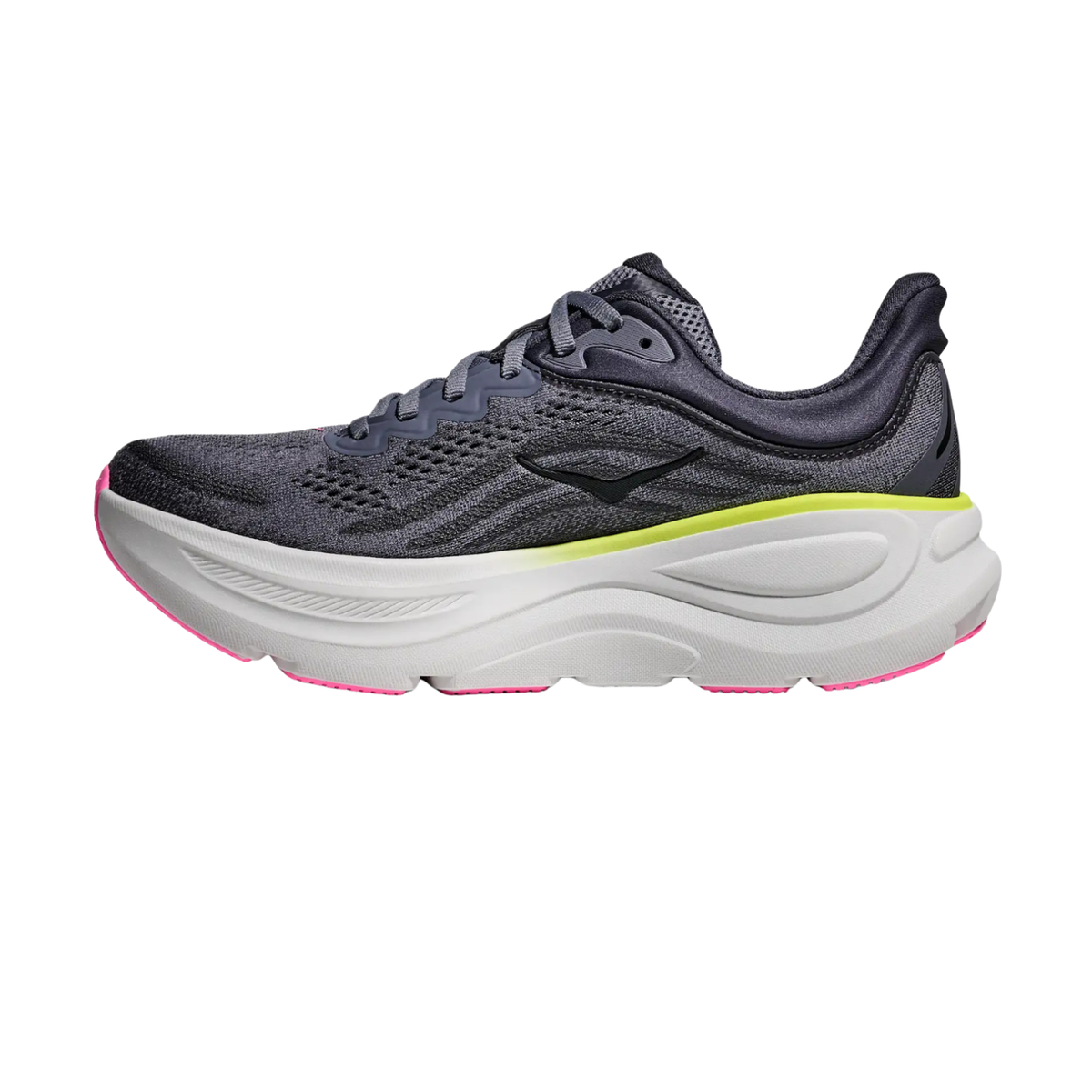 Hoka Bondi 9 Running Shoe Women - Charcoal Grey/ Grey Skies Running Shoes Hoka