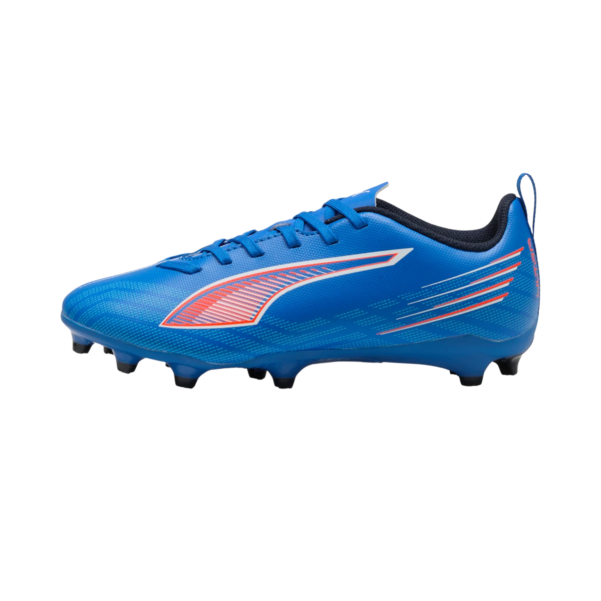 Puma ultra 6 Play FG/AG Football Boots Junior - Ultra Blue/Red Ultra Blue Puma White Glowing Red Football Boots Puma