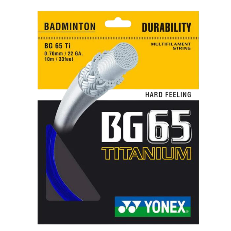 Yonex BG65 Ti String (10m Set) White
