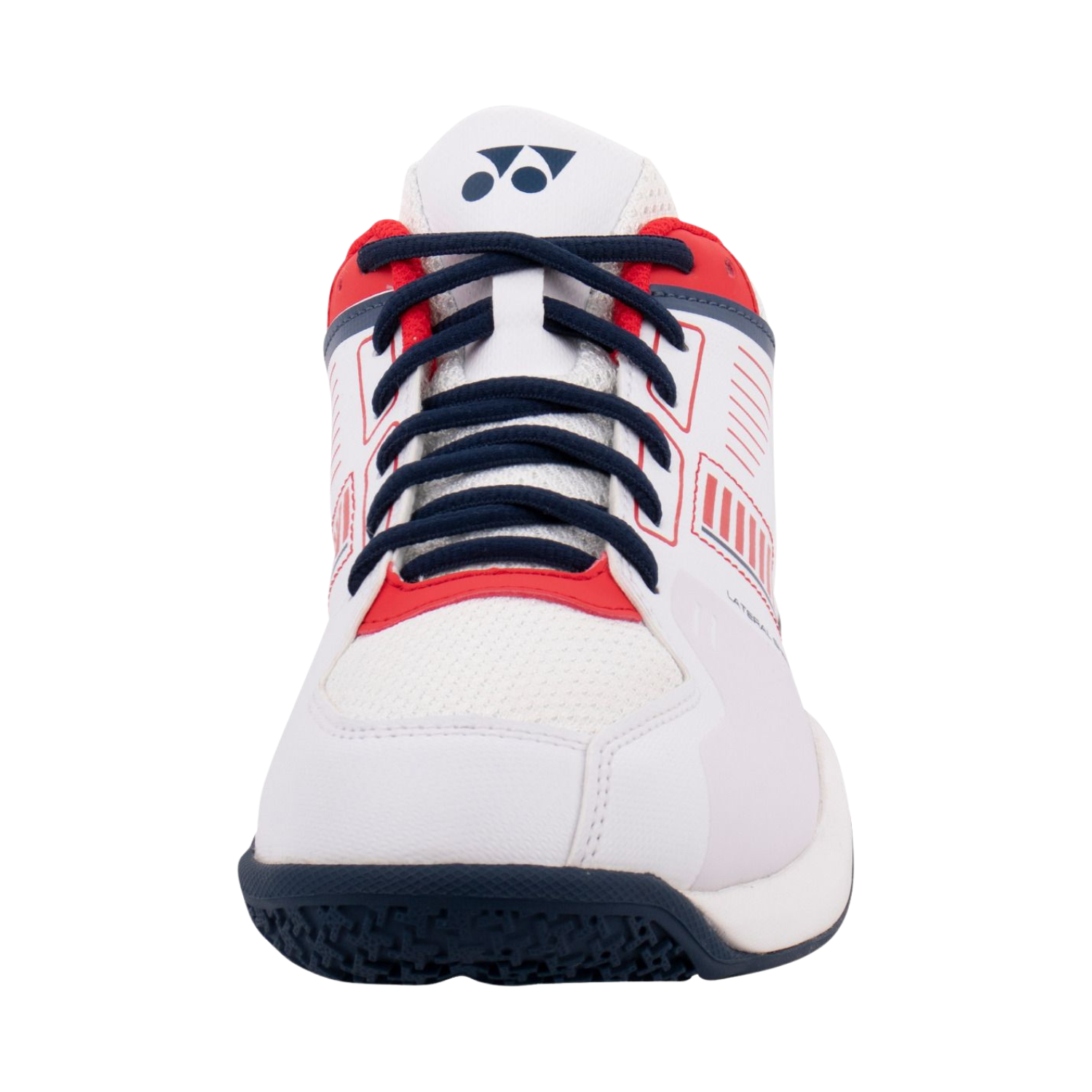 Yonex SHBSF1WEX PC Strider Flow Wide Badminton Shoes Men - White/Red Badminton Shoes Yonex