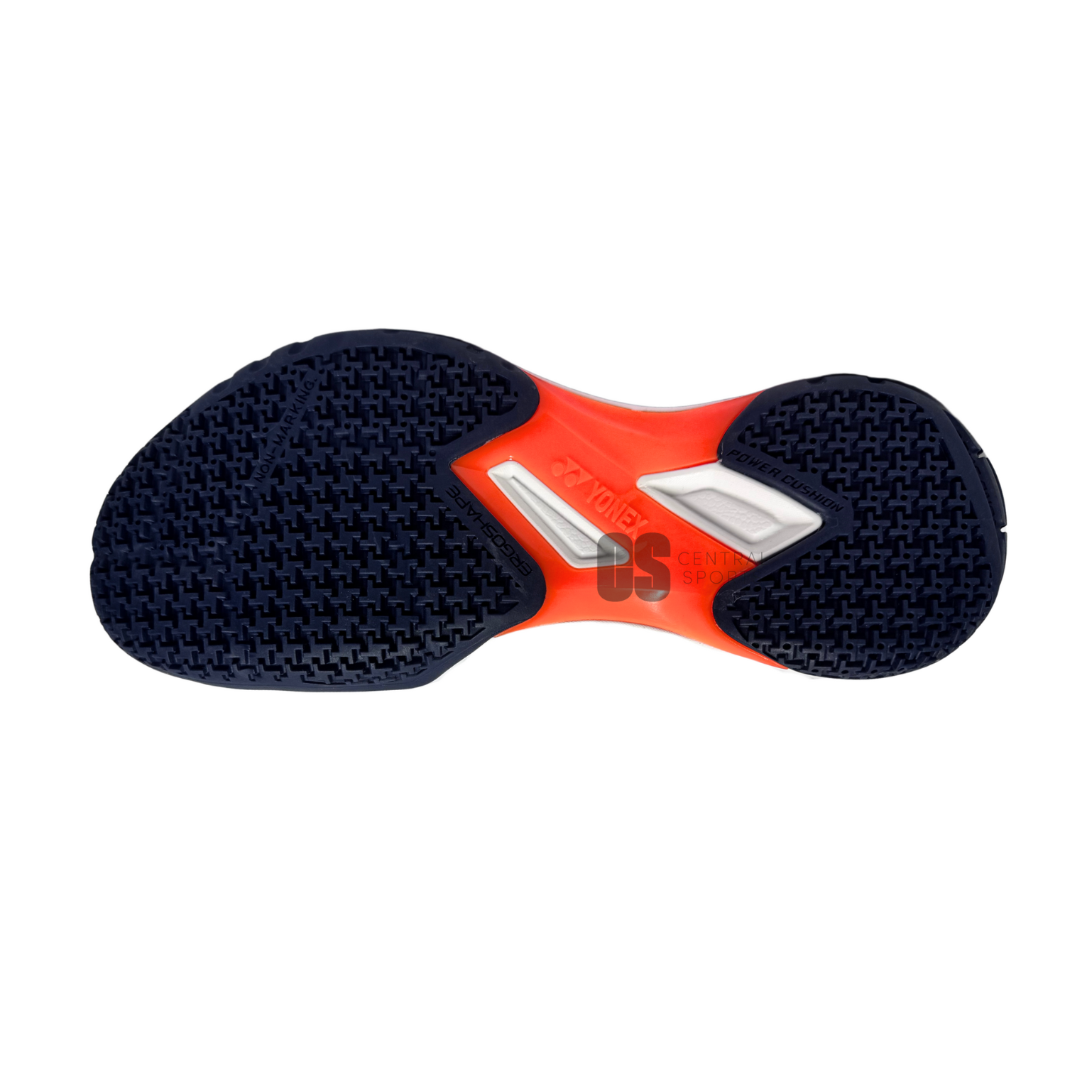 Yonex SHBSB1EX PC Strider Beat Badminton Shoes Men - White/Orange Badminton Shoes Yonex