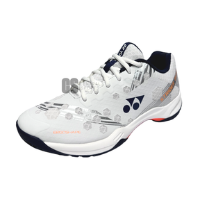 Yonex SHBSB1EX PC Strider Beat Badminton Shoes Men - White/Orange Badminton Shoes Yonex