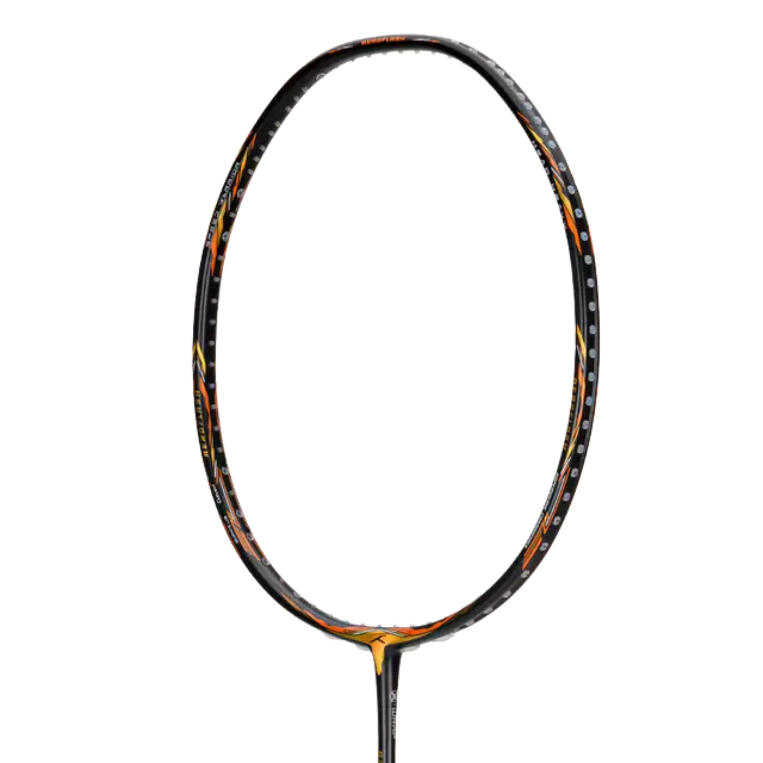 Hundred Aeroflash 8000 Attack 4U Badminton Racket - Charcoal/Black/Gold Badminton Rackets Hundred
