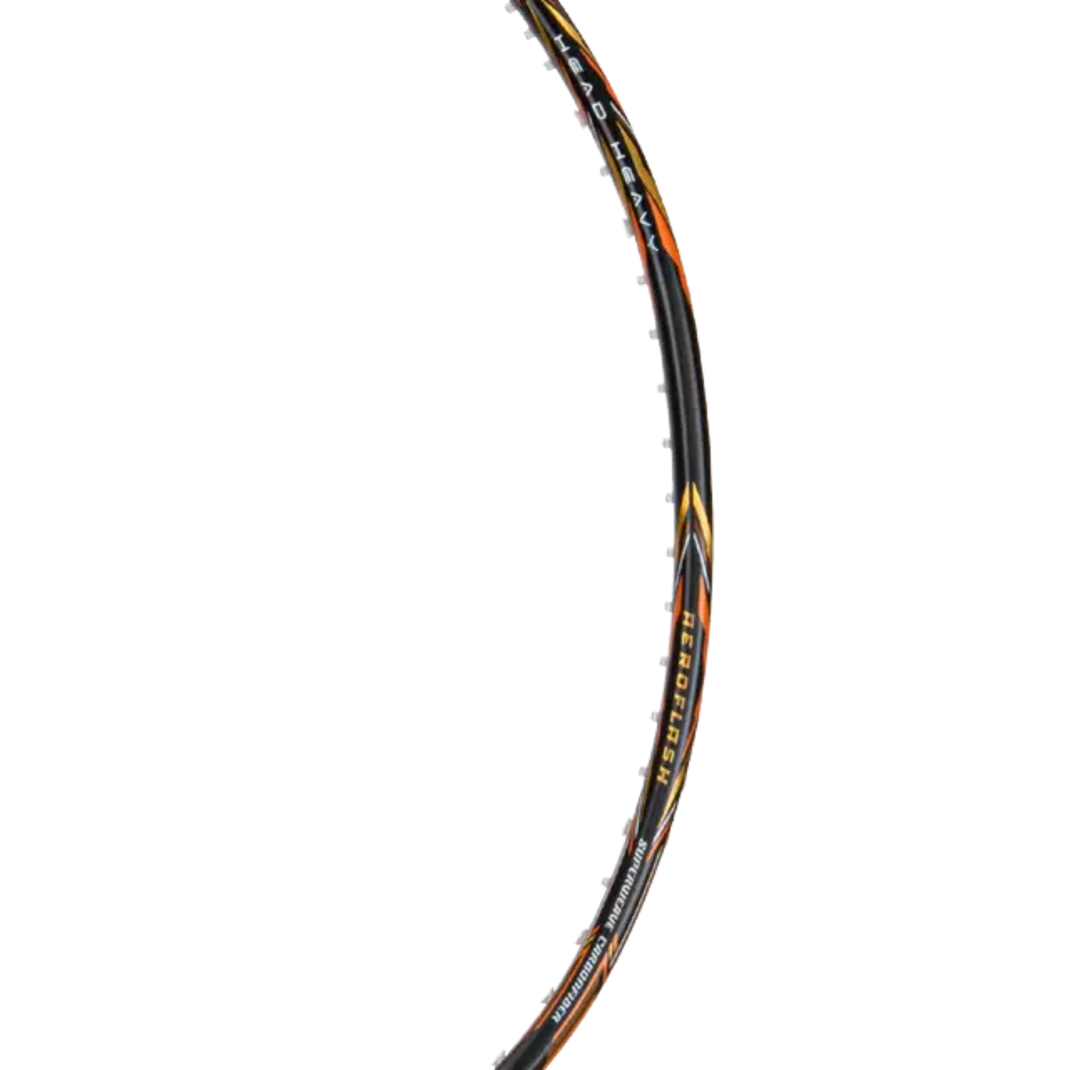 Hundred Aeroflash 8000 Attack 4U Badminton Racket - Charcoal/Black/Gold Badminton Rackets Hundred
