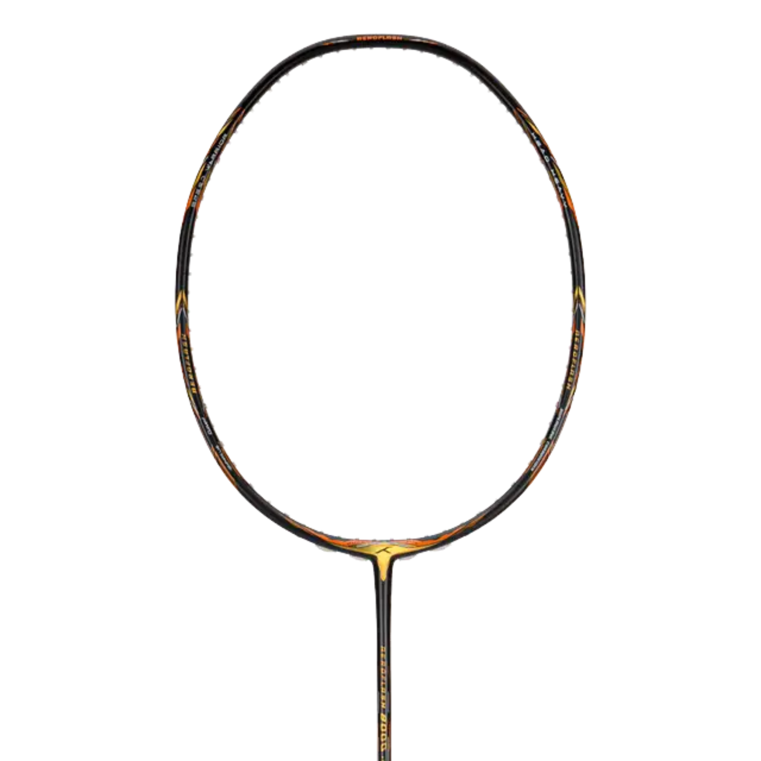 Hundred Aeroflash 8000 Attack 4U Badminton Racket - Charcoal/Black/Gold Badminton Rackets Hundred