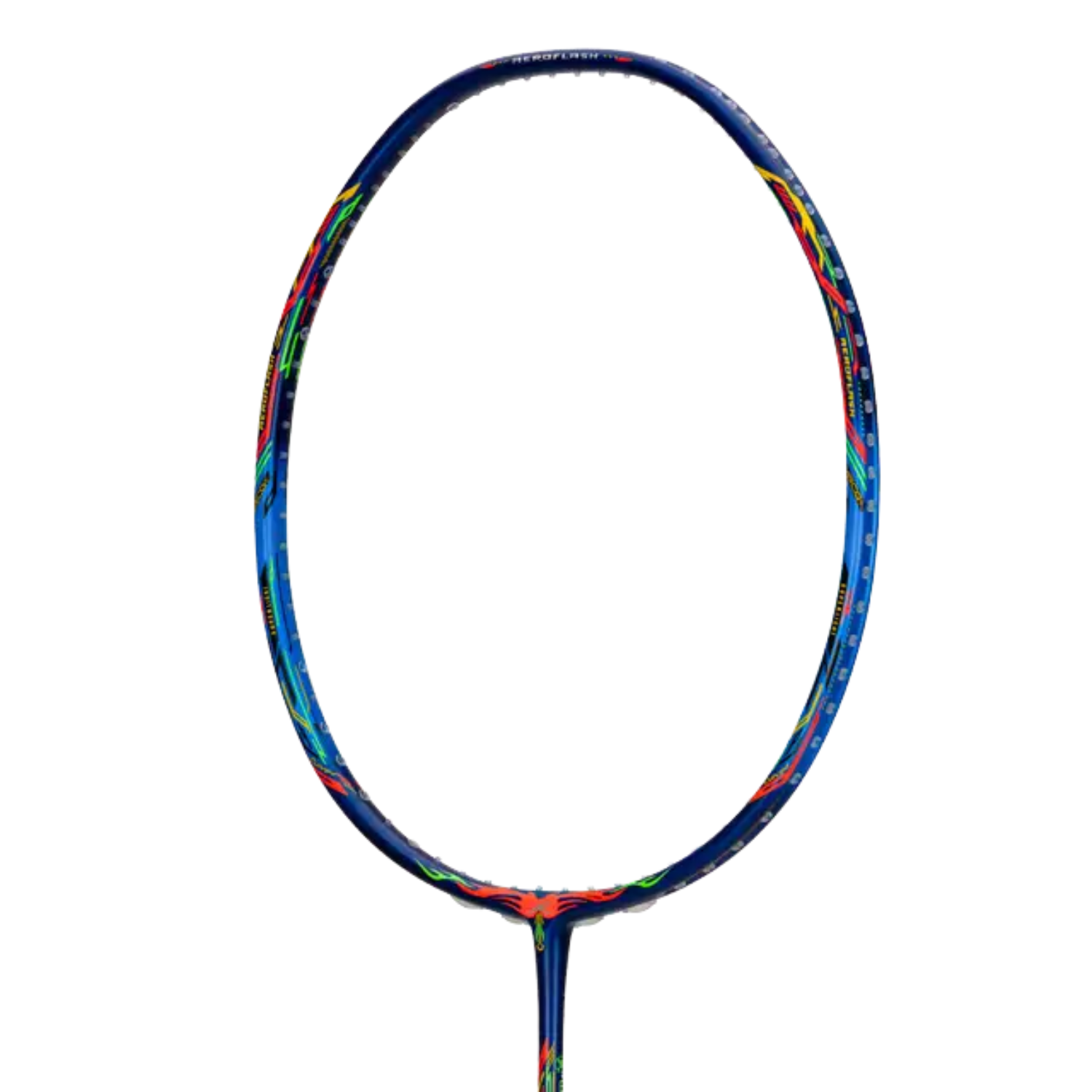 Hundred Aeroflash X Zoom 5U Badminton Racket - Navy/Blue/Orange Badminton Rackets Hundred