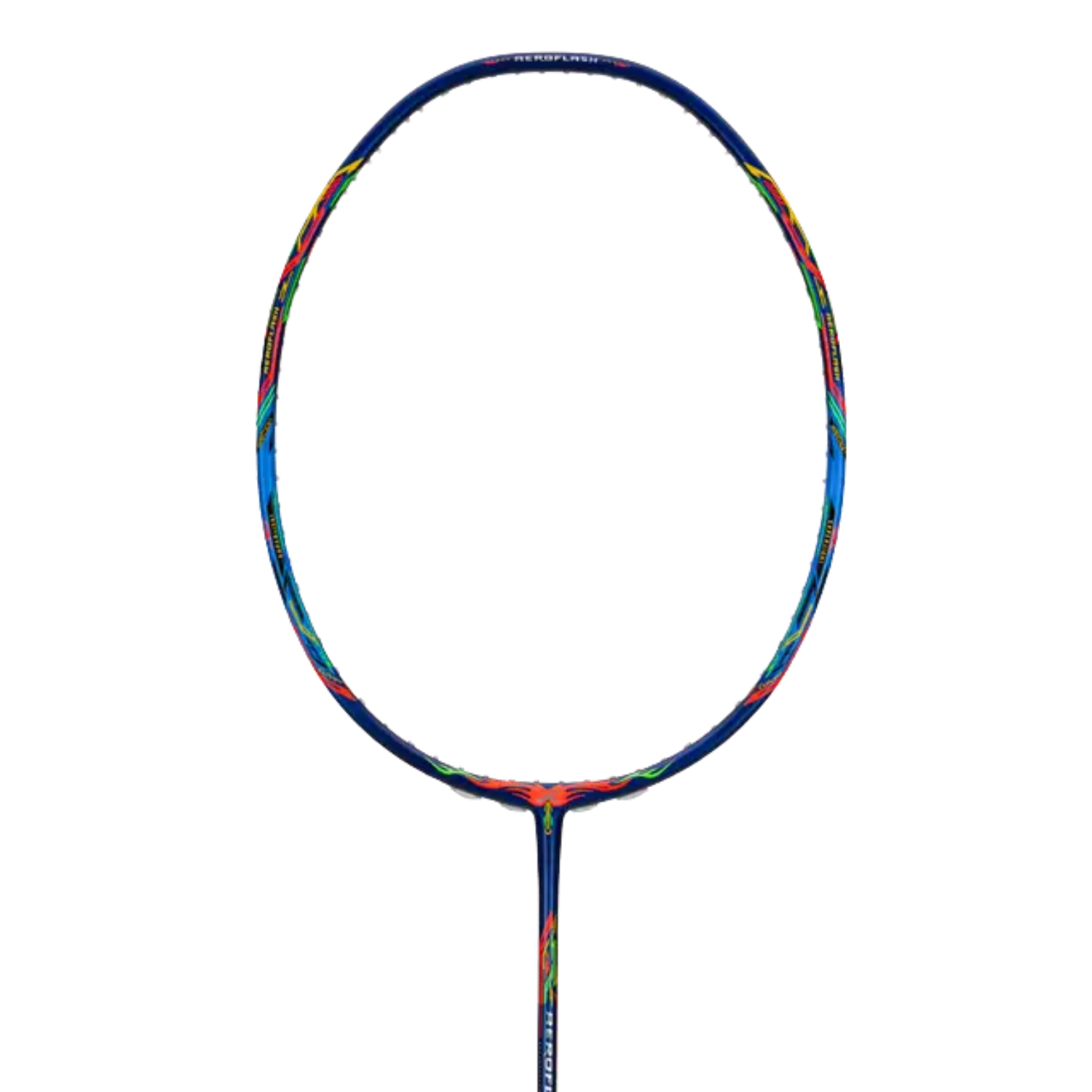 Hundred Aeroflash X Zoom 5U Badminton Racket - Navy/Blue/Orange Badminton Rackets Hundred