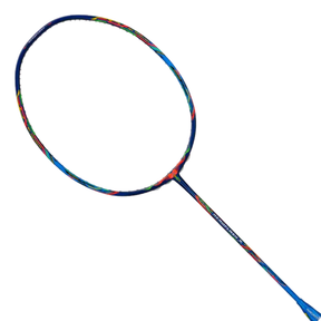 Hundred Aeroflash X Zoom 5U Badminton Racket - Navy/Blue/Orange Badminton Rackets Hundred