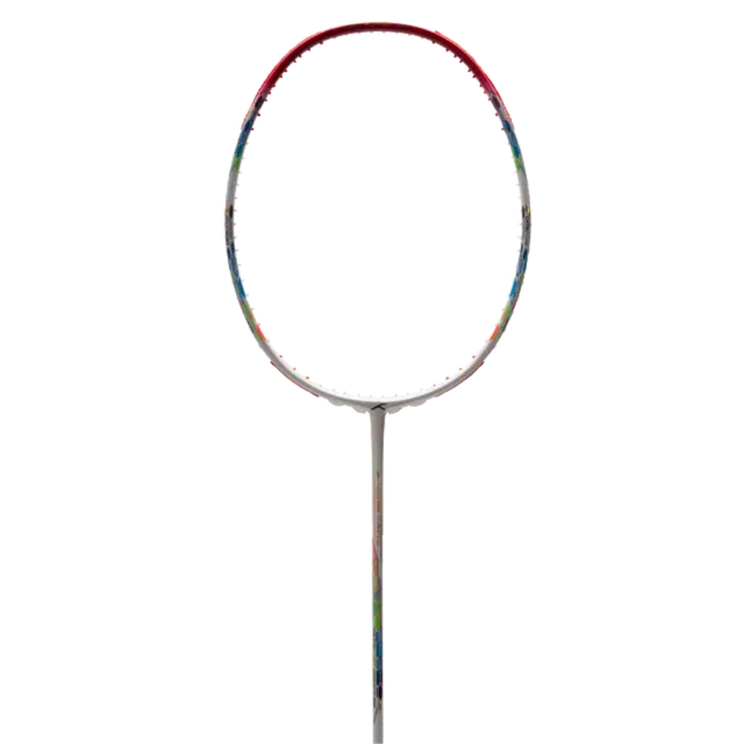 Hundred Flutter 7 Attack 4U Badminton Racket - White/Red Badminton Rackets Hundred