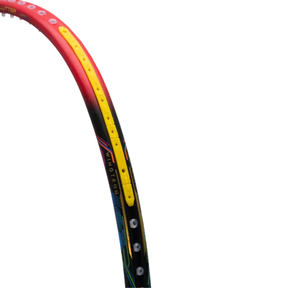 Hundred Flutter 7 Attack 4U Badminton Racket - Black/Red Badminton Rackets Hundred