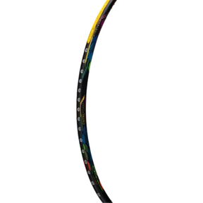 Hundred Flutter 7 Attack 4U Badminton Racket - Black/Red Badminton Rackets Hundred