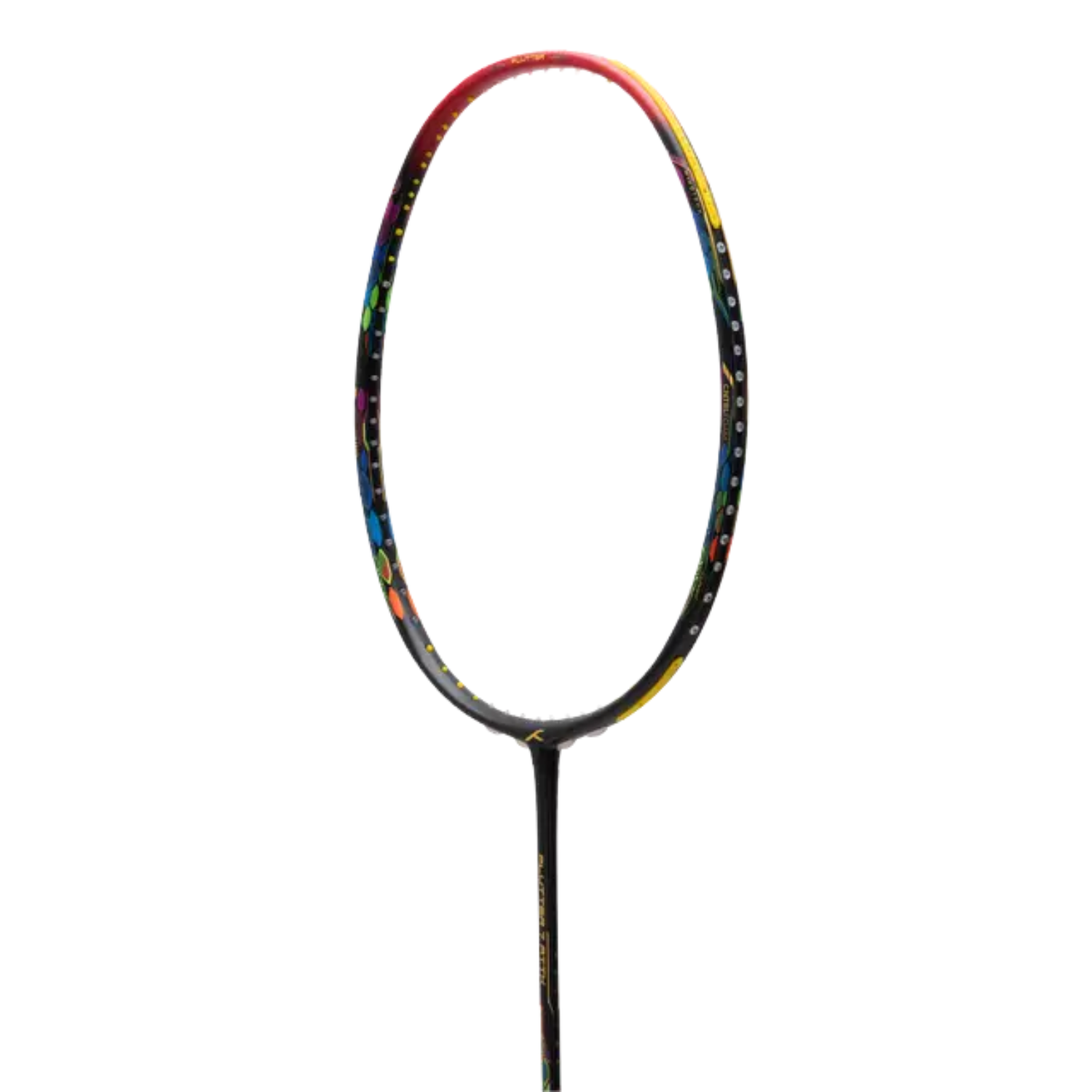 Hundred Flutter 7 Attack 4U Badminton Racket - Black/Red Badminton Rackets Hundred