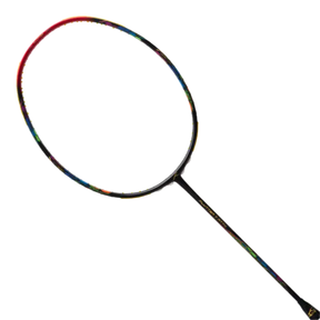 Hundred Flutter 7 Attack 4U Badminton Racket - Black/Red Badminton Rackets Hundred