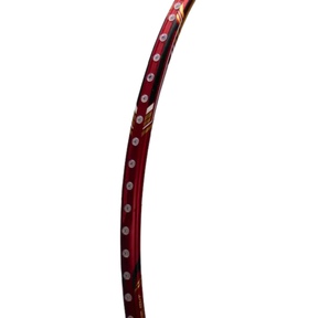 Hundred Nuclear 72 6U Badminton Racket - Dark Red/Black/Gold Badminton Rackets Hundred