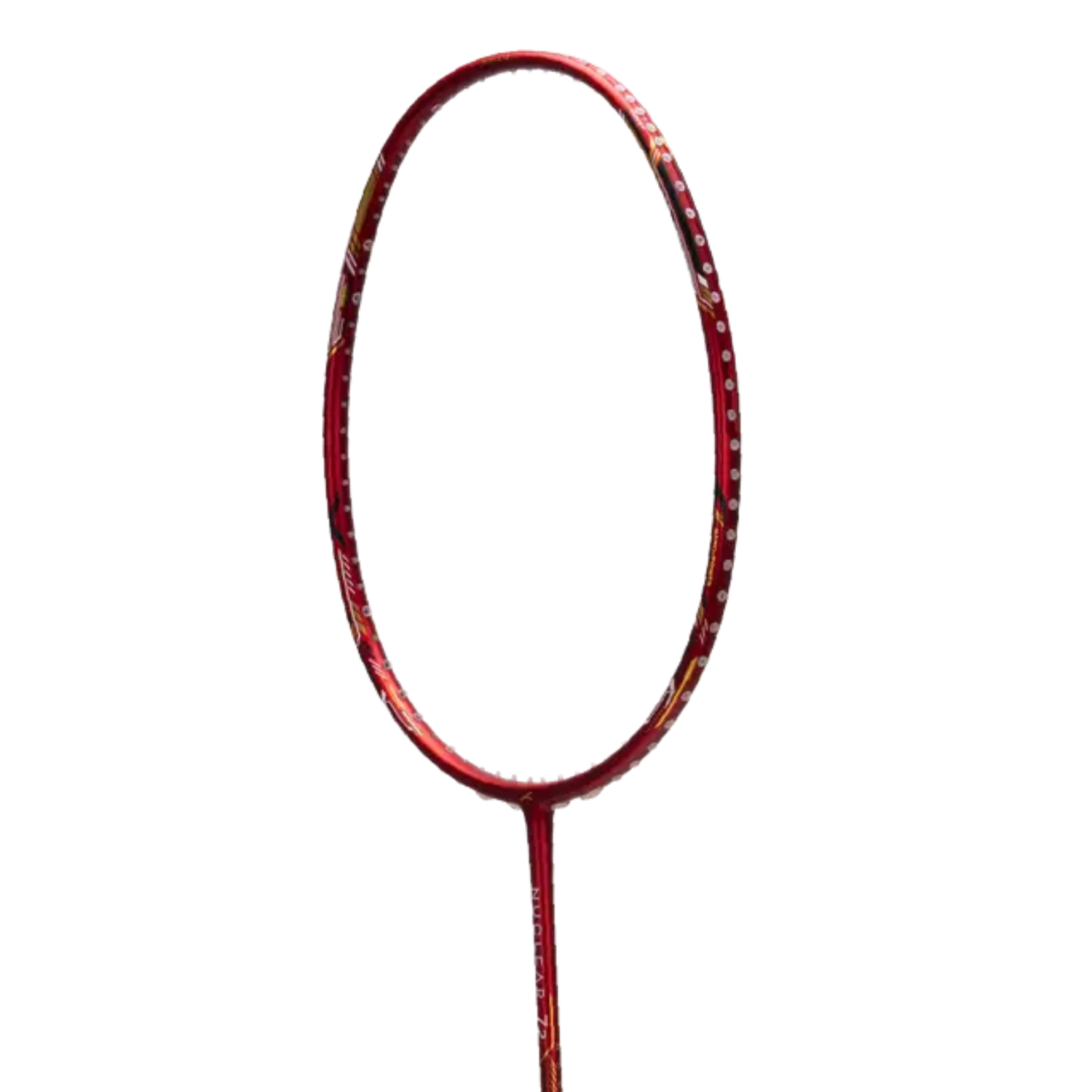 Hundred Nuclear 72 6U Badminton Racket - Dark Red/Black/Gold Badminton Rackets Hundred