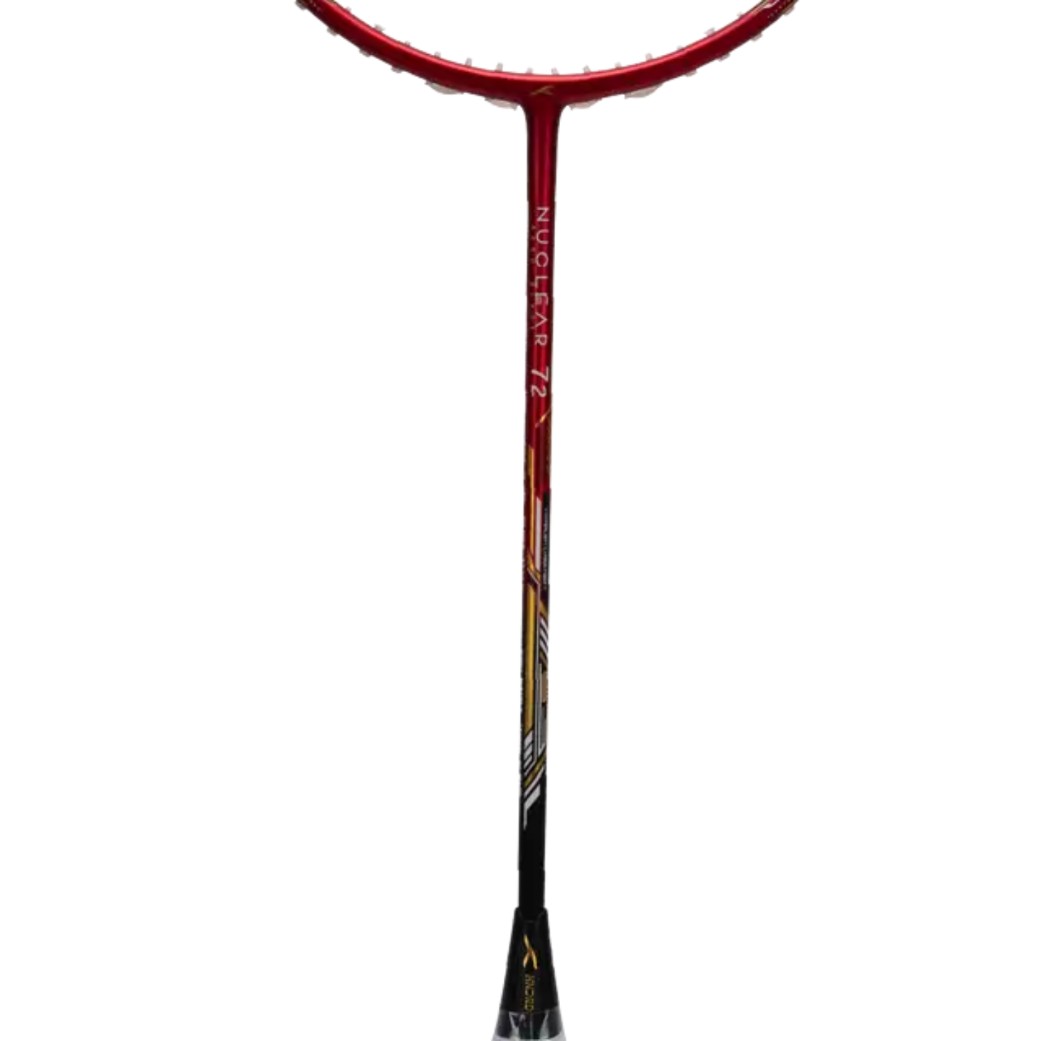 Hundred Nuclear 72 6U Badminton Racket - Dark Red/Black/Gold Badminton Rackets Hundred