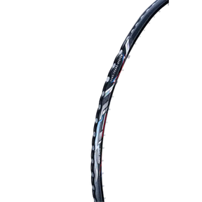 Hundred T-Fusion 300 5U Badminton Racket - Grey/Lime Badminton Rackets Hundred