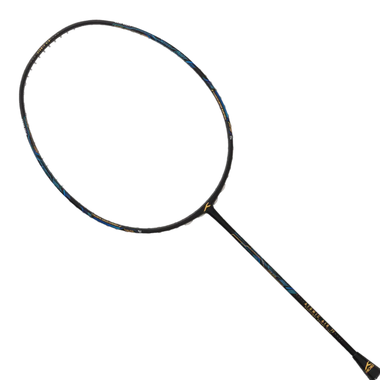 Hundred Atomic Air 77 Badminton Racket - Black/Blue Badminton Rackets Hundred