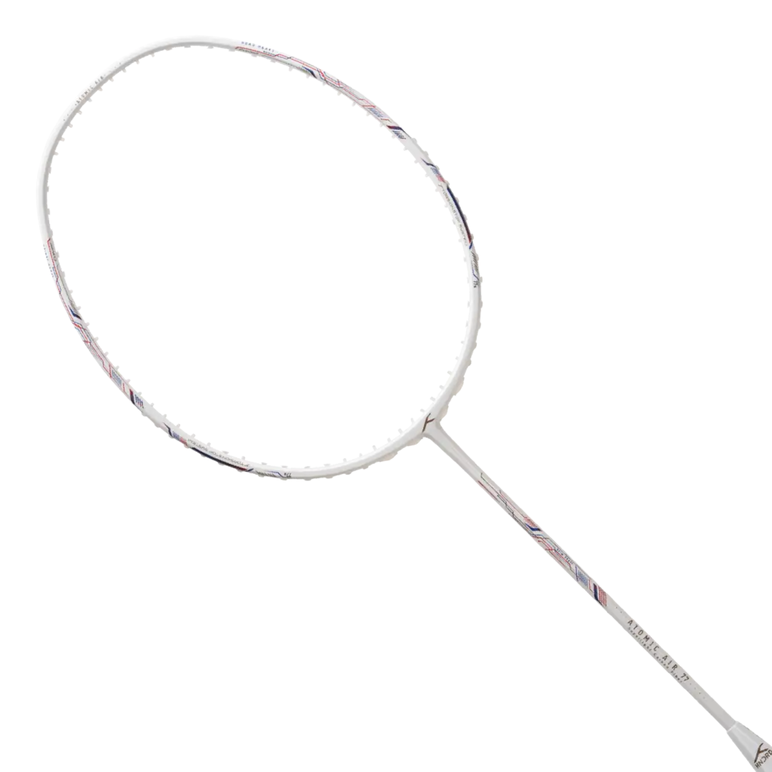 Hundred Atomic Air 77 Badminton Racket - White/Navy Badminton Rackets Hundred