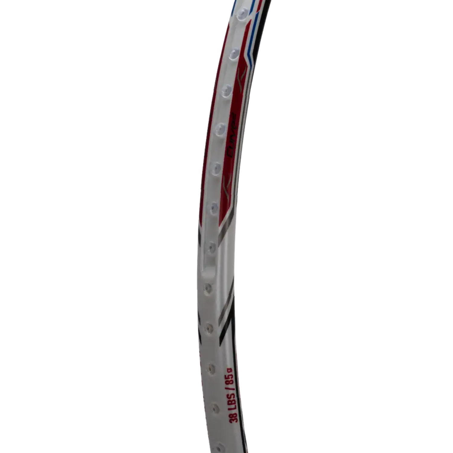 Hundred Atomic X 38 Power Badminton Racket - White/Gold Badminton Rackets Hundred