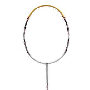 Hundred Atomic X 38 Power Badminton Racket - White/Gold Badminton Rackets Hundred