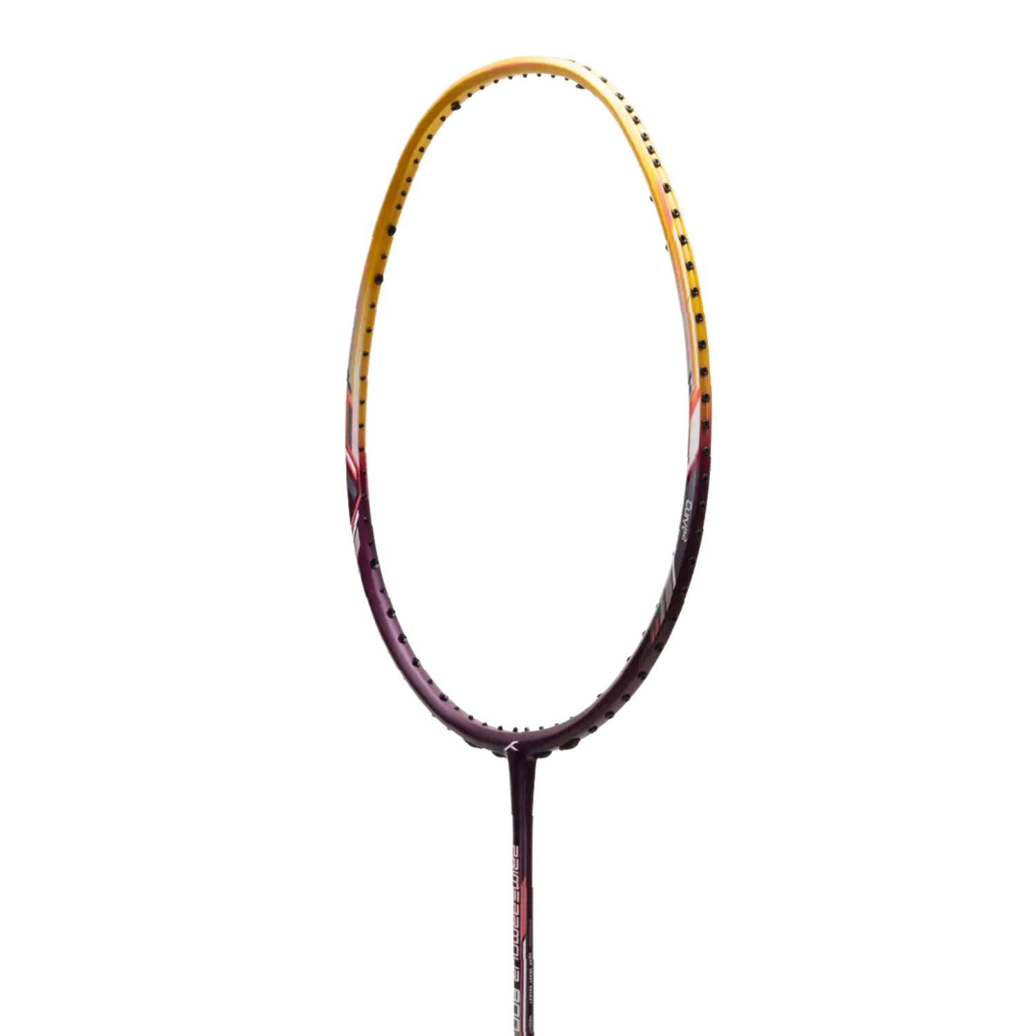 Hundred Primearmour 800 Badminton Racket - Purple/Gold Badminton Rackets Hundred