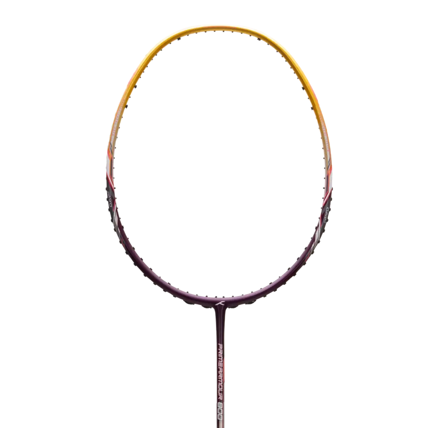 Hundred Primearmour 800 Badminton Racket - Purple/Gold Badminton Rackets Hundred
