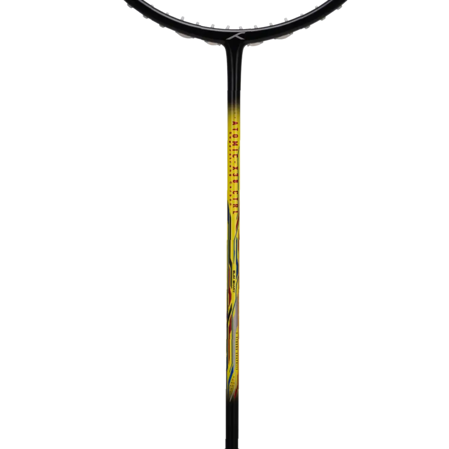 Hundred Atomic X 38 Control Badminton Racket - Black/Lime Badminton Rackets Hundred