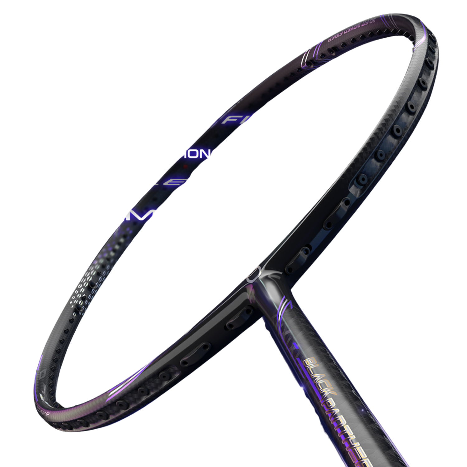 Jnice Black Panther 2 4UG5 Badminton Racket Unstrung - Black Badminton Rackets JNICE