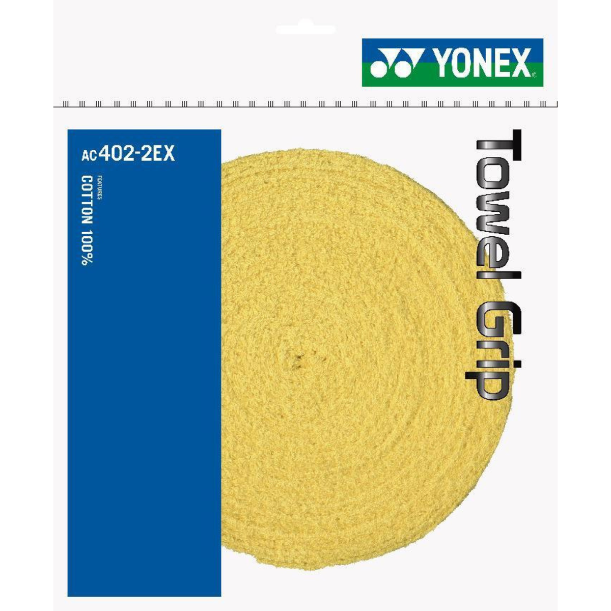 Yonex AC402-2EX Towel Grip Reel - Yellow Yellow 11 Meter Towel Grip Yonex